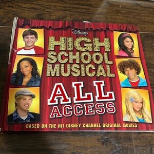 Disney High School Musical All Access Hardcover Book - Red and Gold